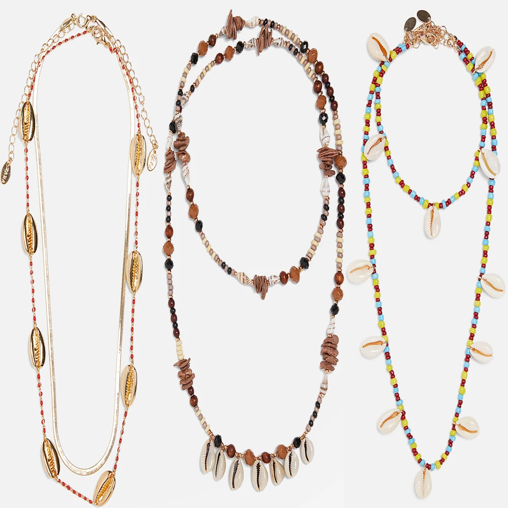 Miwens New Za 2PCS Set Shell Necklaces For Women Long Charm Maxi Chain Scallop Pendant Necklace Hot Sale Jewelry Wedding A892
Miwens New Za 2PCS Set Shell Necklaces For Women Long Charm Maxi Chain Scallop Pendant Necklace Hot Sale Jewelry Wedding A892