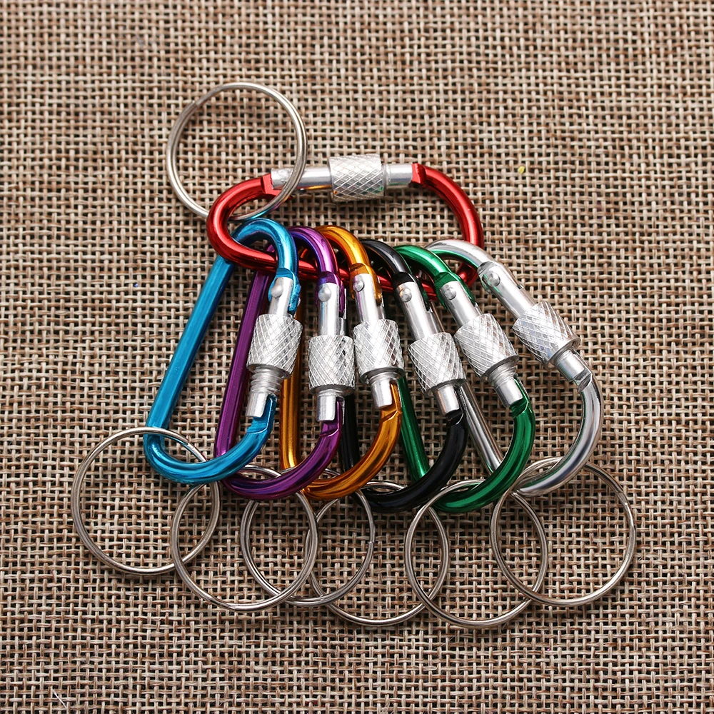 2 PCs High Quality Sports Aluminum Carabiner D-Ring Key Chain Clip Safety Buckle Camping Keyring Climbing Buckles Snap Hook
2 PCs High Quality Sports Aluminum Carabiner D-Ring Key Chain Clip Safety Buckle Camping Keyring Climbing Buckles Snap Hook