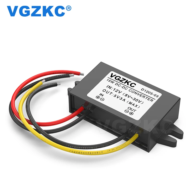 DC to DC Output 5V 3A Low Power Consumption Buck Input 12V On-board Power Converter Module
DC to DC Output 5V 3A Low Power Consumption Buck Input 12V On-board Power Converter Module
