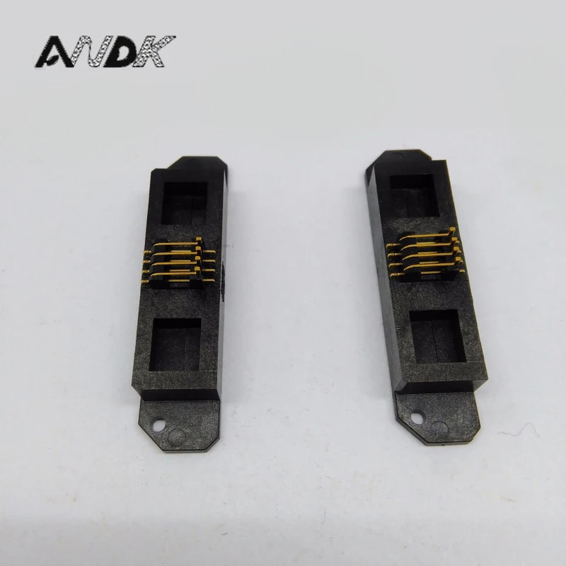 NEW SOP8 test socket arriving SOP8 adapter clip for Machine test burn in program code
NEW SOP8 test socket arriving SOP8 adapter clip for Machine test burn in program code