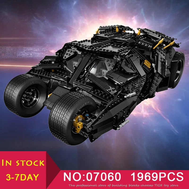LEPIN 07060 Tumbler Batman Armored Chariot Set Model Building Kits Brick Compatible LegoINGlys 76023 DIY Christmas Toy
LEPIN 07060 Tumbler Batman Armored Chariot Set Model Building Kits Brick Compatible LegoINGlys 76023 DIY Christmas Toy