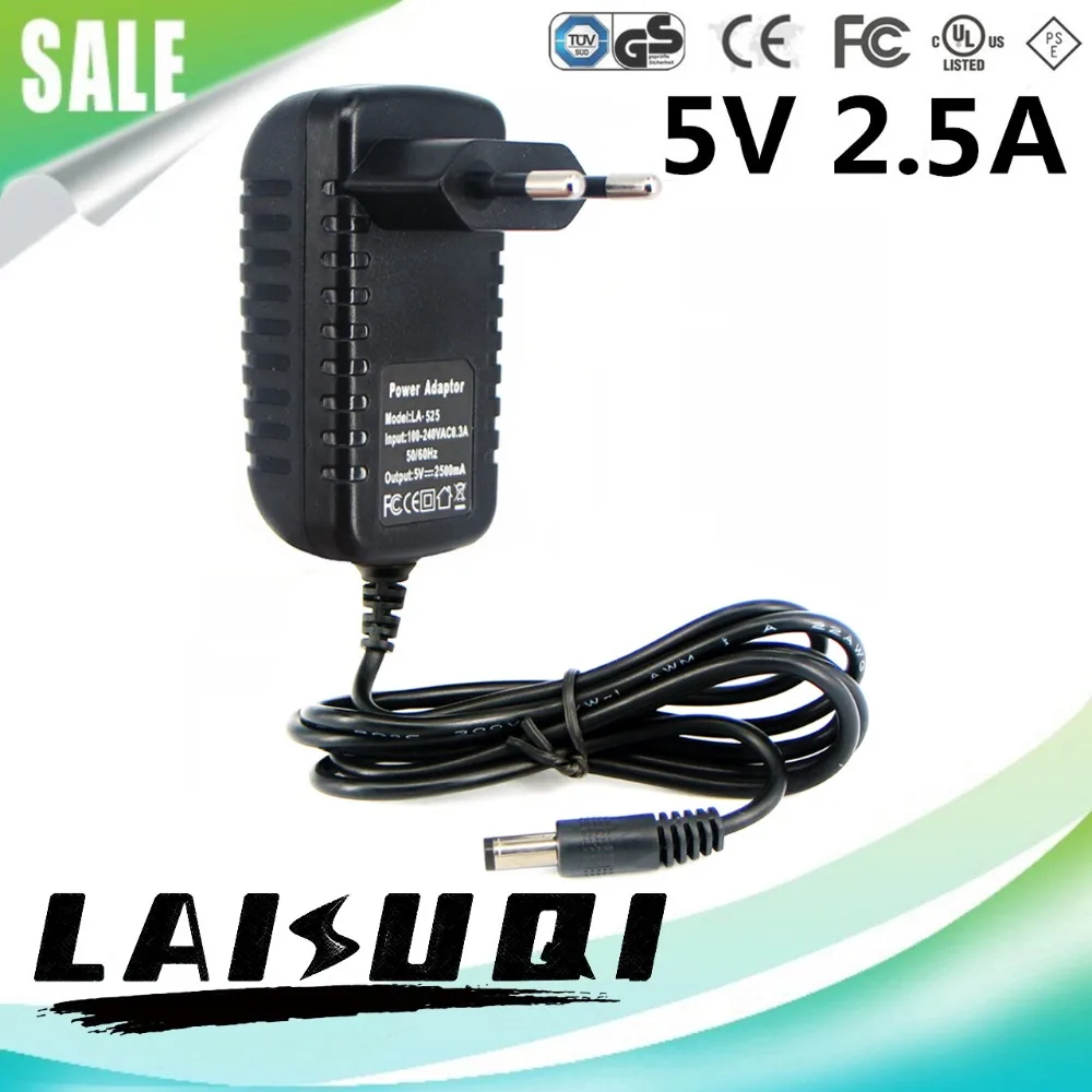 1pcs 5V 2.5A DC5.5mm EU Plug AC Power Adaptor 5V2A Compatible Replace 5V 3A 2A Supply Charger LAISUQI New Special Offer
1pcs 5V 2.5A DC5.5mm EU Plug AC Power Adaptor 5V2A Compatible Replace 5V 3A 2A Supply Charger LAISUQI New Special Offer