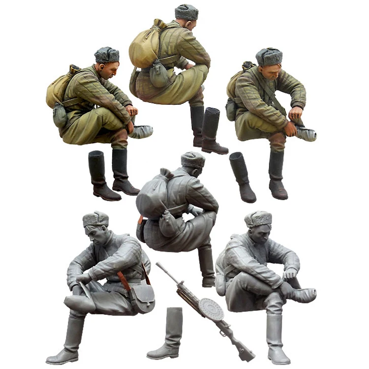 1/35 Soviet soldier on rest . WW2, Resin Model Soldier GK, WWII military themes, Unassembled and unpainted kit
1/35 Soviet soldier on rest . WW2, Resin Model Soldier GK, WWII military themes, Unassembled and unpainted kit