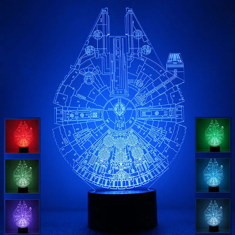 3D Novelty Light Star Wars Lamp 7 Colors Changeable Acrylic LED Abajur Lamp Luminaria 3D Lights Death Star Action Figure
3D Novelty Light Star Wars Lamp 7 Colors Changeable Acrylic LED Abajur Lamp Luminaria 3D Lights Death Star Action Figure
