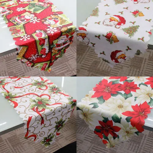 180x36cm New Holiday Rustic Santa Snowflakes Cardinal Christmas Decor Table Cloths Runner Festival Ornament
180x36cm New Holiday Rustic Santa Snowflakes Cardinal Christmas Decor Table Cloths Runner Festival Ornament