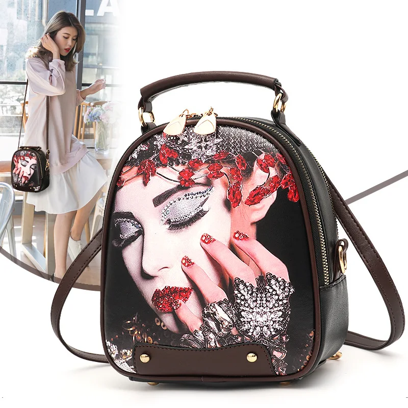 2019 New Fashion Women's Backpacks Delicate Printing PU Leather Backpack Female Teenager Unique School Rucksack Travel Knapsack
2019 New Fashion Women's Backpacks Delicate Printing PU Leather Backpack Female Teenager Unique School Rucksack Travel Knapsack