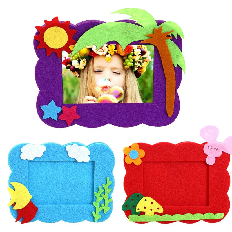 YIBO Creative non-woven photo frame, intellectual collage photo frame Children's fabric handmade DIY production material package
YIBO Creative non-woven photo frame, intellectual collage photo frame Children's fabric handmade DIY production material package