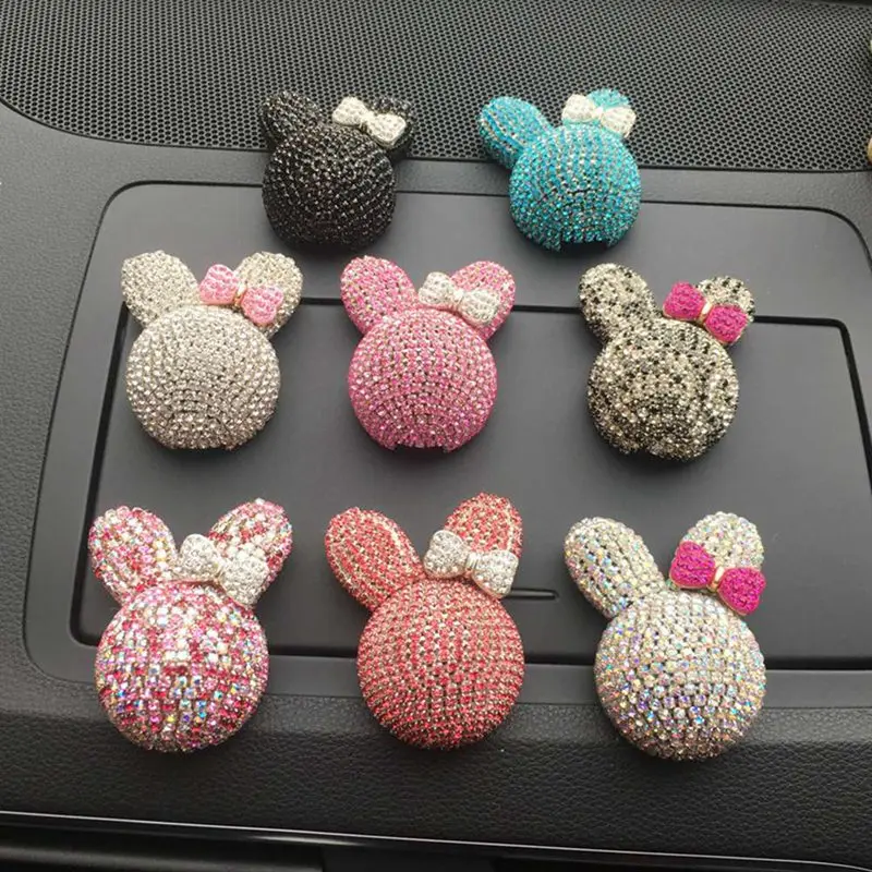 Car Parfume Car-styling Rhinestone cute rabbit Shape Diamond bow perfume car air freshener
Car Parfume Car-styling Rhinestone cute rabbit Shape Diamond bow perfume car air freshener
