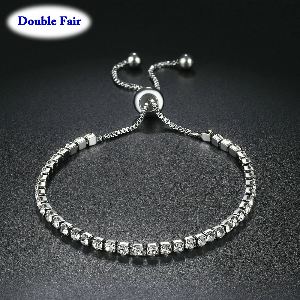 Fashion New Charm Bracelets For Women Girls Party White Gold Small CZ Stone Adjustable Bridal Jewelry Gift DWH095M
Fashion New Charm Bracelets For Women Girls Party White Gold Small CZ Stone Adjustable Bridal Jewelry Gift DWH095M