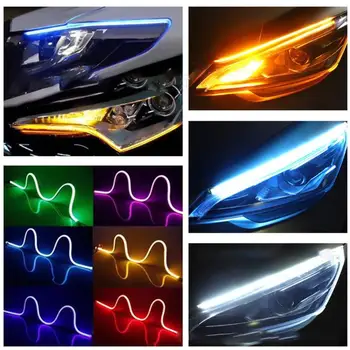 2x Ultrafine Flexible Cars DRL LED Daytime Running Turn Signal Lights LED Strip Guide Lights for Headlight Assembly Light
2x Ultrafine Flexible Cars DRL LED Daytime Running Turn Signal Lights LED Strip Guide Lights for Headlight Assembly Light
