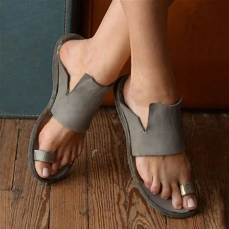 Retro Women Soft Leather Flat Sandals Summer Shoes Woman Plus Size Peep Toe Beach Sandals Chaussures Femme Casual Shoes #40
Retro Women Soft Leather Flat Sandals Summer Shoes Woman Plus Size Peep Toe Beach Sandals Chaussures Femme Casual Shoes #40