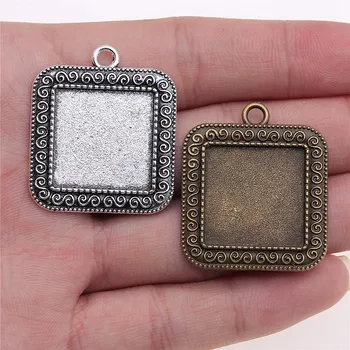 3pcs 20mm Inner Size 34x30mm Outer Size Vintage Antique Bronze Antique Silver Color Square Shape Cameo Cabochon Base Setting
3pcs 20mm Inner Size 34x30mm Outer Size Vintage Antique Bronze Antique Silver Color Square Shape Cameo Cabochon Base Setting