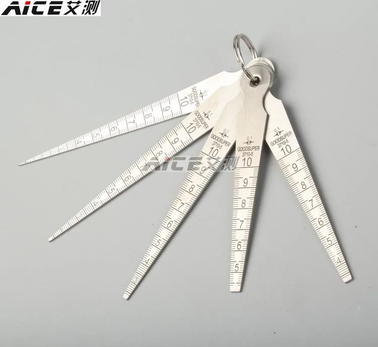 (complete set of wedge plug ruler) small taper plug ruler set with 5 clearance gauges automobile sheet metal
(complete set of wedge plug ruler) small taper plug ruler set with 5 clearance gauges automobile sheet metal