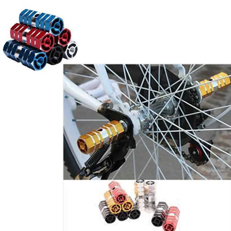 NEW Aluminum Nonslip MTB Bike Bicycle Pedal Front Rear Axle Foot Pegs BMX Footrest Lever Cylinder Bike Accessories 1Pair Hot
NEW Aluminum Nonslip MTB Bike Bicycle Pedal Front Rear Axle Foot Pegs BMX Footrest Lever Cylinder Bike Accessories 1Pair Hot