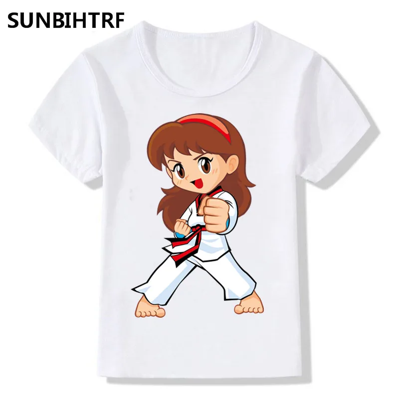 2018 Children Cartoon Taekwondo Print Cute T-Shirts Kids Summer Top Big Girls Boys Short Sleeve Clothes Casual Baby T shirt
2018 Children Cartoon Taekwondo Print Cute T-Shirts Kids Summer Top Big Girls Boys Short Sleeve Clothes Casual Baby T shirt