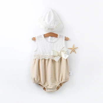 cute baby rompers girls clothes cotton vest sleeveless soft lace bowknot Princess infant jumpsuit
cute baby rompers girls clothes cotton vest sleeveless soft lace bowknot Princess infant jumpsuit