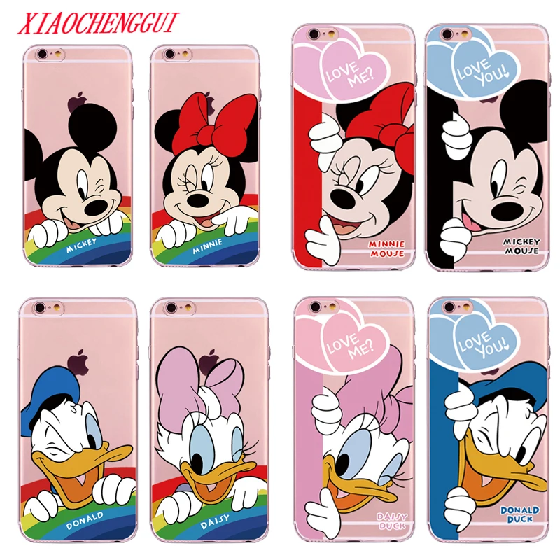 Cartoon Mickey Minnie Mouse Soft TPU Silicone Clear Phone Case For Apple iPhone 6 6s 6Plus 5 5s Se 8 X for iPhone 7 Cases Coque
Cartoon Mickey Minnie Mouse Soft TPU Silicone Clear Phone Case For Apple iPhone 6 6s 6Plus 5 5s Se 8 X for iPhone 7 Cases Coque