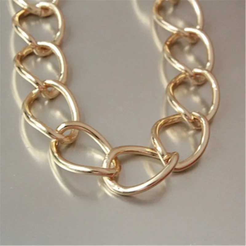 3feet Gold Cable Chain, Chunky Necklace Bracelet Aluminum Chain, Open Link, Size 30mmx23mm LU27
3feet Gold Cable Chain, Chunky Necklace Bracelet Aluminum Chain, Open Link, Size 30mmx23mm LU27
