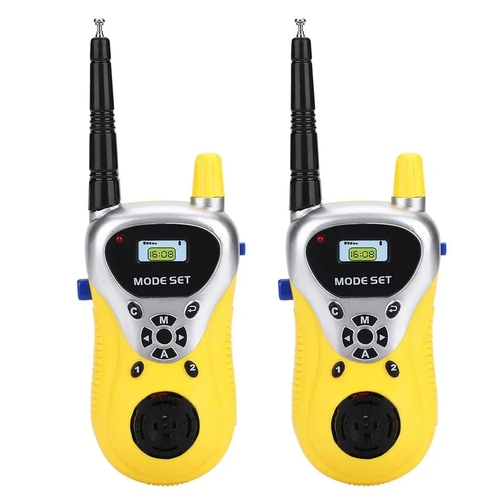 2pcs 3-5KM Range Baby Walkie Talkie Toy Remote Radio Walkie Talkie Toy Kids Pretend Play Interaction Toy Child Educatianal Toy
2pcs 3-5KM Range Baby Walkie Talkie Toy Remote Radio Walkie Talkie Toy Kids Pretend Play Interaction Toy Child Educatianal Toy