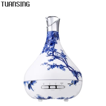TUANSING Newest Blue and White Porcelain Aroma Diffuser 300ml Air Humidifier Essential Oil Diffuser Aromatherapy Mist Maker
TUANSING Newest Blue and White Porcelain Aroma Diffuser 300ml Air Humidifier Essential Oil Diffuser Aromatherapy Mist Maker