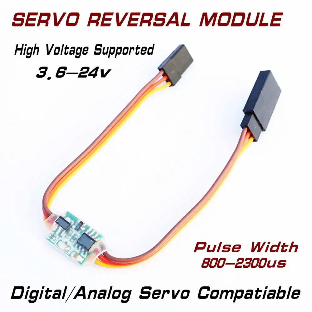 4x Analog Digital Servo Signal Reverser Rotation for JR Futaba Aeroplane V-Tail 3.6-24v High Voltage RC Car Robot Arm Airplane
4x Analog Digital Servo Signal Reverser Rotation for JR Futaba Aeroplane V-Tail 3.6-24v High Voltage RC Car Robot Arm Airplane