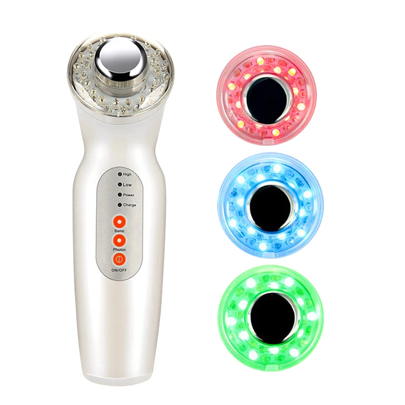 Ultrasonic vibration Face Massager LED Photon Light Therapy Skin Care Acne Scar Removal Wrinkles Body Slimming Machine Face
Ultrasonic vibration Face Massager LED Photon Light Therapy Skin Care Acne Scar Removal Wrinkles Body Slimming Machine Face