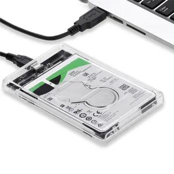 SOONHUA Transparent 2.5 inch HDD Case Type-C to SATA USB 3.1 Hard Disk Drive Adapter High Speed Box External HDD Enclosure
SOONHUA Transparent 2.5 inch HDD Case Type-C to SATA USB 3.1 Hard Disk Drive Adapter High Speed Box External HDD Enclosure