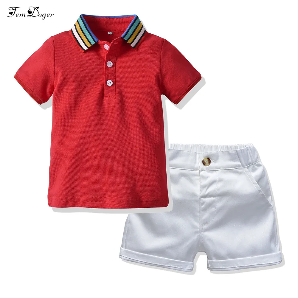 Tem Doger Baby Boy Clothing Sets 2019 Infant Newborn Boys Clothes Suit T-shirts+Shorts 2PCS Outfits Bebes Clothing for Summer
Tem Doger Baby Boy Clothing Sets 2019 Infant Newborn Boys Clothes Suit T-shirts+Shorts 2PCS Outfits Bebes Clothing for Summer