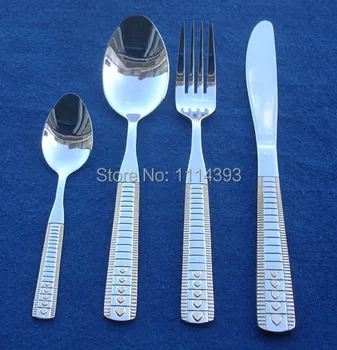 2243G Stainless Gold-plating Flatware of Wedding Celebration or Valentine's Day/ Cutlery set as Lover's or Sweetheart's gift
2243G Stainless Gold-plating Flatware of Wedding Celebration or Valentine's Day/ Cutlery set as Lover's or Sweetheart's gift