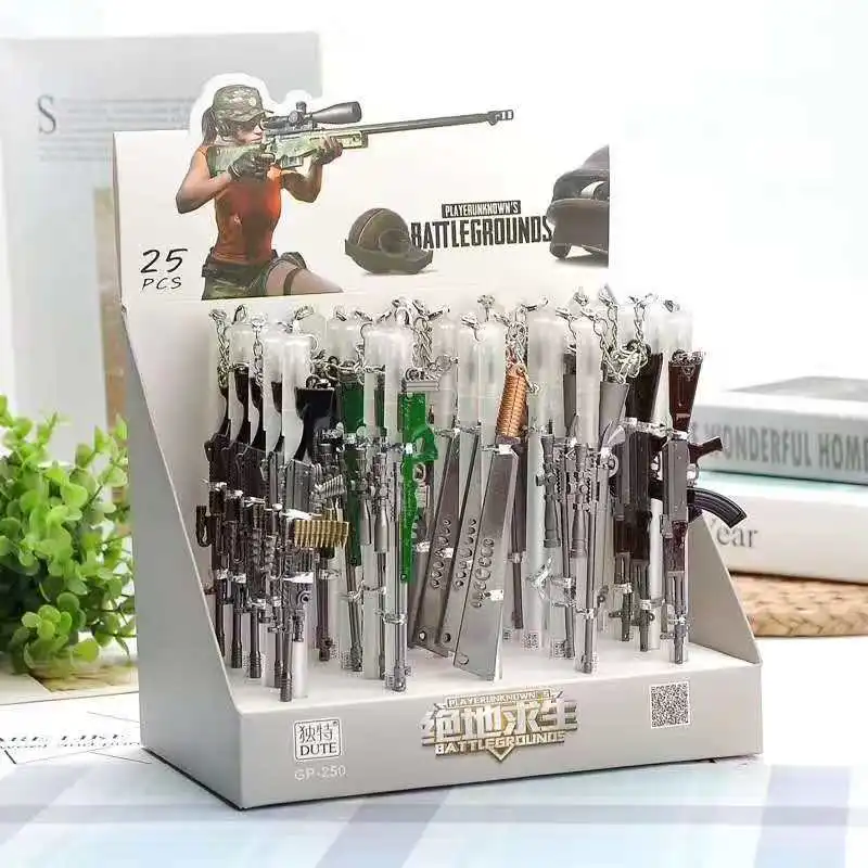 25pcs Creative Stationery Student Pen Toy Gun Gel Pen 0.5mm Full Needle Black Ink Pen School Supplies Office Supplies 0.5mm
25pcs Creative Stationery Student Pen Toy Gun Gel Pen 0.5mm Full Needle Black Ink Pen School Supplies Office Supplies 0.5mm