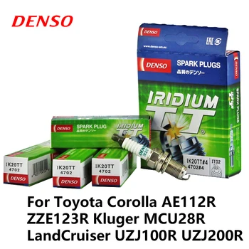 DENSO Car Spark Plug For Toyota Corolla AE112R ZZE123R Kluger MCU28R LandCruiser UZJ100R 200 Iridium Platinum IK20TT
DENSO Car Spark Plug For Toyota Corolla AE112R ZZE123R Kluger MCU28R LandCruiser UZJ100R 200 Iridium Platinum IK20TT