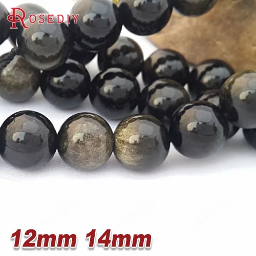 Gold Color Obsidian Natural Stone Round Beads Smooth Ball Beads Diy Jewelry Findings Necklaces Earrings Bracelets Accessories
Gold Color Obsidian Natural Stone Round Beads Smooth Ball Beads Diy Jewelry Findings Necklaces Earrings Bracelets Accessories