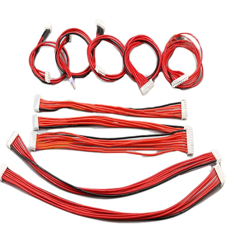 Lipo Battery Charger Silicone Wire Balance Extension Cable 2S 3Pin 3S 4Pin 4S 5Pin 6S 7Pin 8S 9Pin 2.54XH 30cm
Lipo Battery Charger Silicone Wire Balance Extension Cable 2S 3Pin 3S 4Pin 4S 5Pin 6S 7Pin 8S 9Pin 2.54XH 30cm