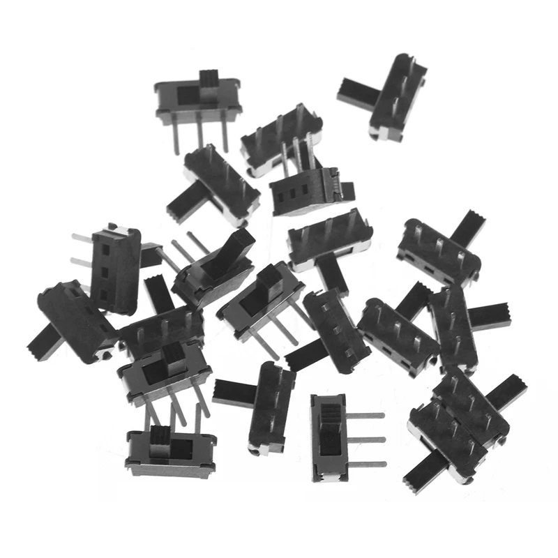 20Pcs/Set 3-Pin SPDT 1P2T Micro Slide Switch Latching Toggle Sliding Handle 4MM W310
20Pcs/Set 3-Pin SPDT 1P2T Micro Slide Switch Latching Toggle Sliding Handle 4MM W310