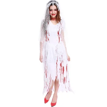 Halloween Corpse Bride and Ghost Bride Uniform Cosplay Experience Performance Costume Woman Game Dress +Cloak L18727148
Halloween Corpse Bride and Ghost Bride Uniform Cosplay Experience Performance Costume Woman Game Dress +Cloak L18727148