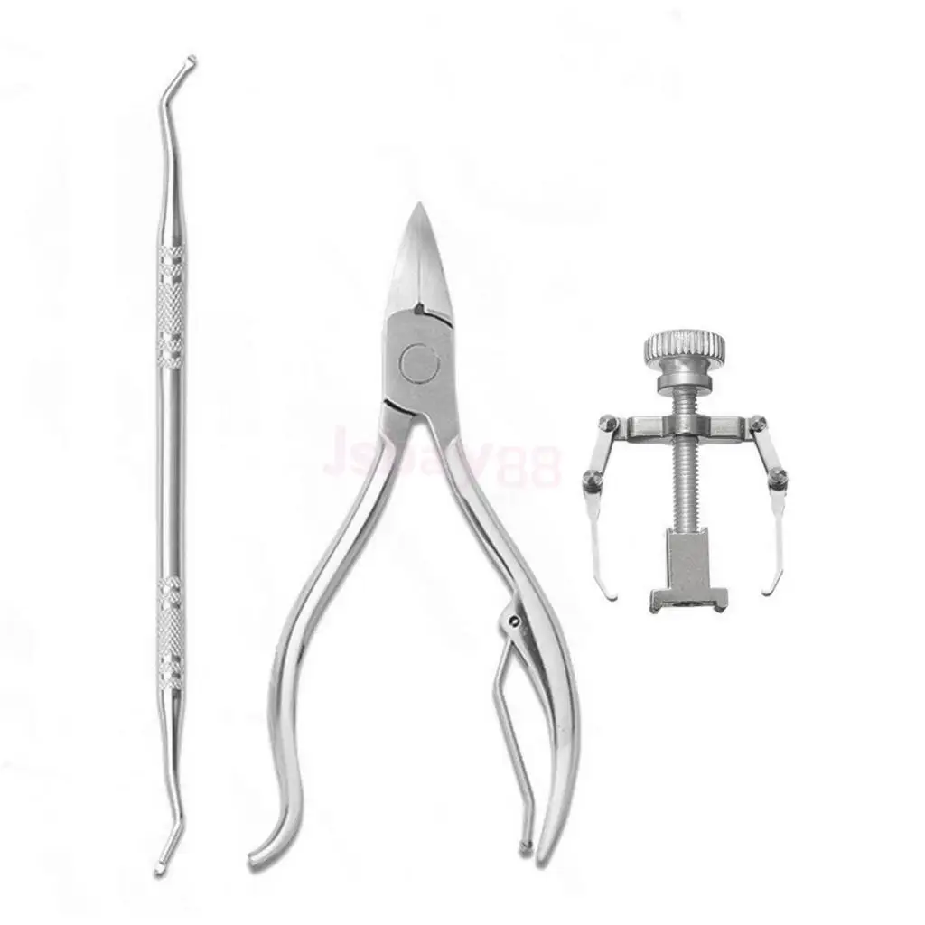 3pcs/set Ingrown Toe Nail Correction Tool Fixer Recover Pedicure Tool + Toe Nail Lifter + Nail Cuticle Nipper Clipper
3pcs/set Ingrown Toe Nail Correction Tool Fixer Recover Pedicure Tool + Toe Nail Lifter + Nail Cuticle Nipper Clipper