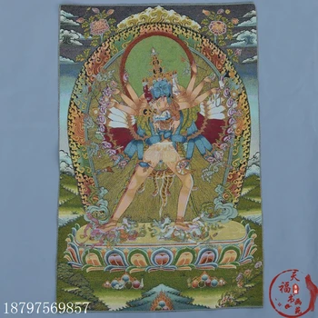 Christmas Tangka Zangka brocade silk painting embroidery Tibetan Buddha gold silk embroidery Nepal Buddha exorcism Halloween
Christmas Tangka Zangka brocade silk painting embroidery Tibetan Buddha gold silk embroidery Nepal Buddha exorcism Halloween
