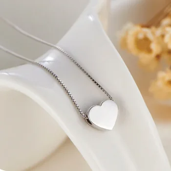 Bohemian New Fashion 925 Sterling Silver Heart Necklaces For Women Wedding Choker Necklaces Collares Colar
Bohemian New Fashion 925 Sterling Silver Heart Necklaces For Women Wedding Choker Necklaces Collares Colar