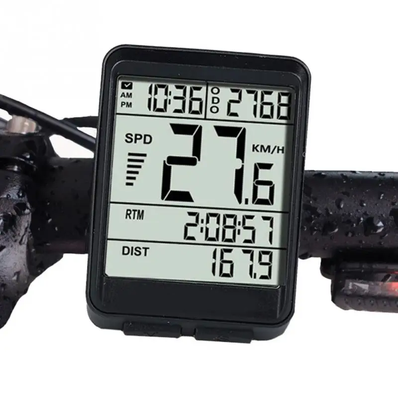 Wired/Wireless Cycling Waterproof Bike Computer Bicycle LED Speedometer Odometer
Wired/Wireless Cycling Waterproof Bike Computer Bicycle LED Speedometer Odometer