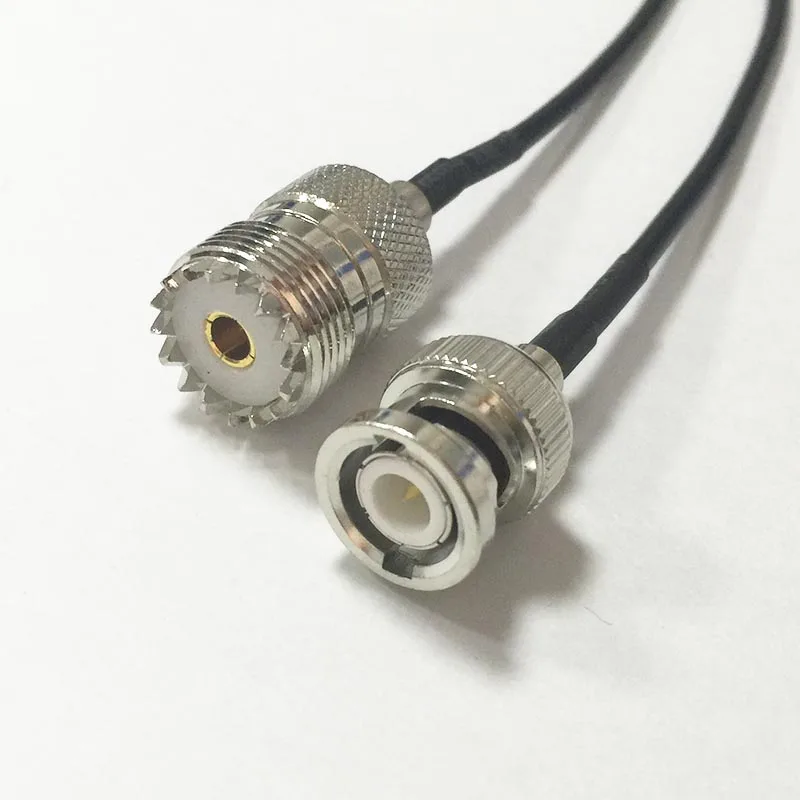 RF coaxial cable RG174 BNC male to UHF female SO239 pigtail adapter 20CM 8" wholesale price
RF coaxial cable RG174 BNC male to UHF female SO239 pigtail adapter 20CM 8" wholesale price