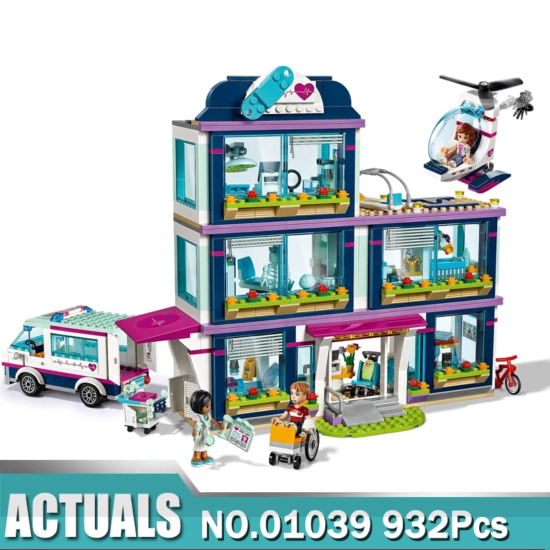 Friend Girls Series 01039 Heartlake Hospital Building Blocks Bricks Toys for Girl Gifts Compatible with Lego 41318
Friend Girls Series 01039 Heartlake Hospital Building Blocks Bricks Toys for Girl Gifts Compatible with Lego 41318
