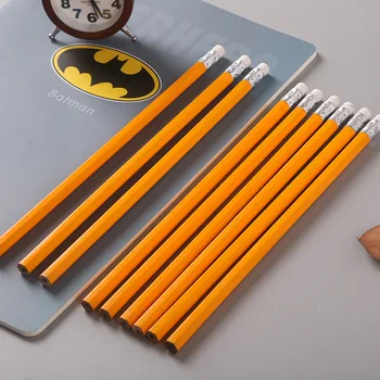 Simple wood pencil high quality wood HB Core pencil white rubber pencil Student school pencil
Simple wood pencil high quality wood HB Core pencil white rubber pencil Student school pencil