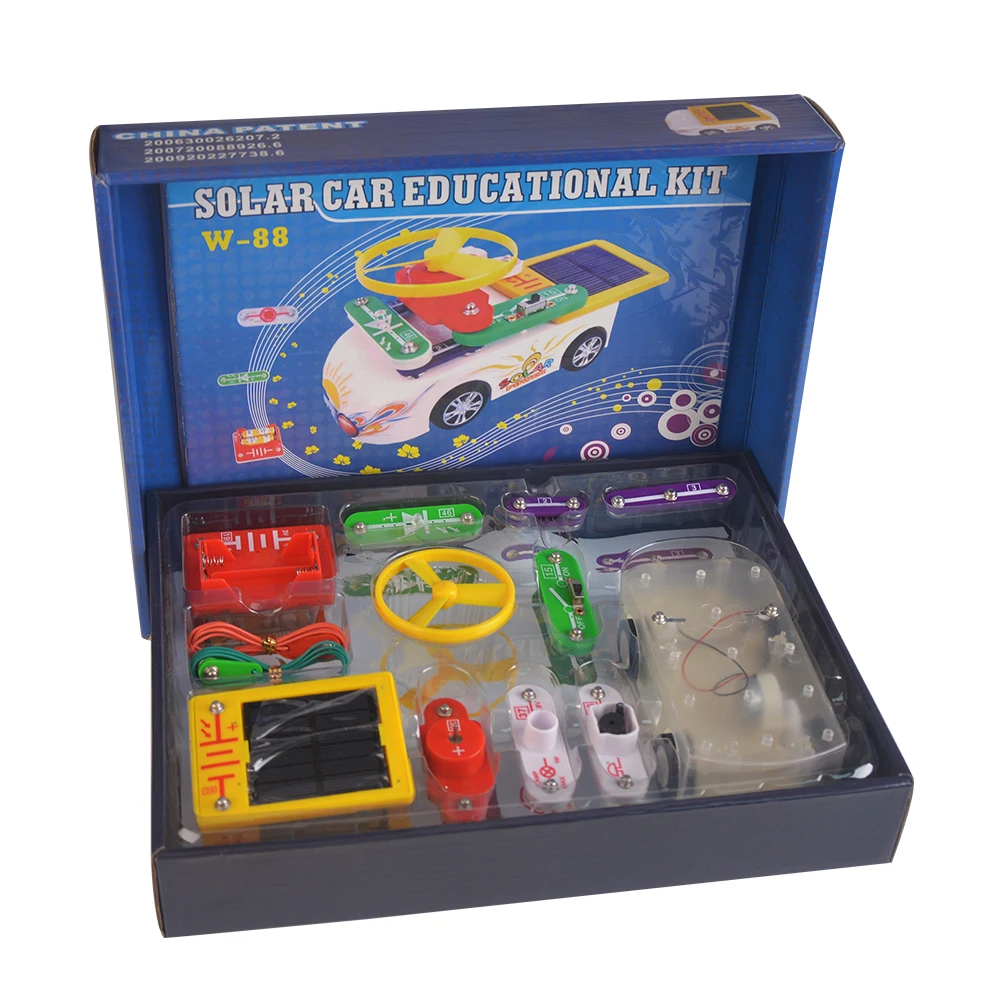 JOY MAGS Brand KR Solar Car Electronic Educational Kit Building Blocks Circuits Experiments Bricks Fun Toys MTELE W-88 
JOY MAGS Brand KR Solar Car Electronic Educational Kit Building Blocks Circuits Experiments Bricks Fun Toys MTELE W-88