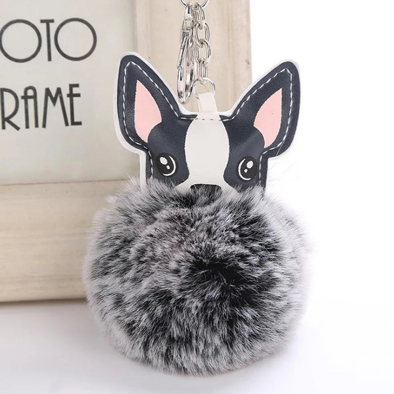 2019 Faux Rabbit Fur Ball Dog Keychain Pompom KeyChain Pom Pom Porte Clef Fluffy Leather Key Ring Llaveros Chaveiros
2019 Faux Rabbit Fur Ball Dog Keychain Pompom KeyChain Pom Pom Porte Clef Fluffy Leather Key Ring Llaveros Chaveiros