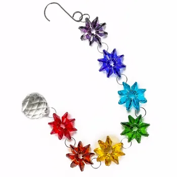 H&D Chakra Fengshui Dreamcatcher 30mm Crystal Prisms Rainbow Octogon Suncatcher Hanging Part Home DIY Car Hanging Ornament 
H&D Chakra Fengshui Dreamcatcher 30mm Crystal Prisms Rainbow Octogon Suncatcher Hanging Part Home DIY Car Hanging Ornament
