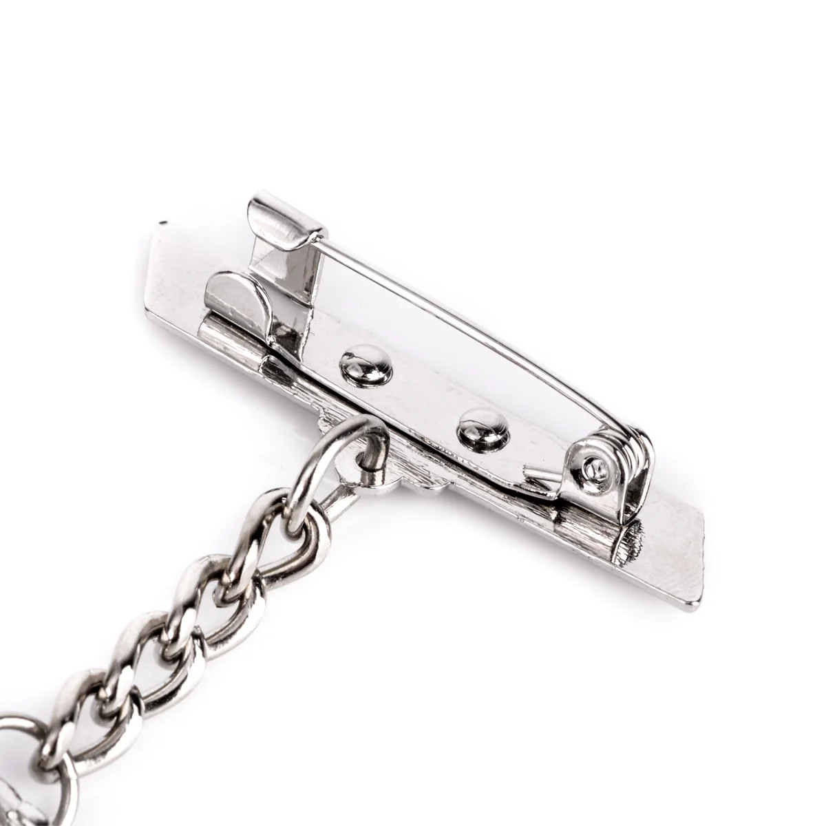 Silver Metal Chain Clip On Nurse Nursing Pendant Pocket Brooch Fob Watch