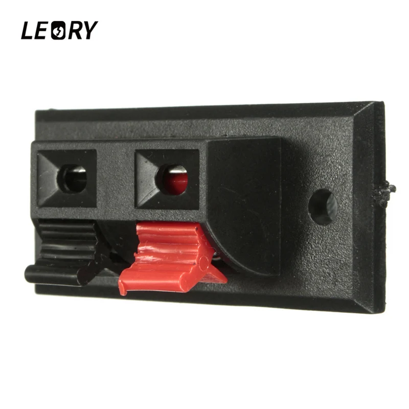 LEORY 10 Pcs Spring Clip Speaker Terminal Board 2 Ports Binding Post Connector Socket
LEORY 10 Pcs Spring Clip Speaker Terminal Board 2 Ports Binding Post Connector Socket