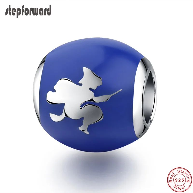 Top Quality Cool Hallowmas Series Jewelry Blue Enamel 925 Real Silver Hallowmas Witch Charm Fit Bracelet And Necklace
Top Quality Cool Hallowmas Series Jewelry Blue Enamel 925 Real Silver Hallowmas Witch Charm Fit Bracelet And Necklace