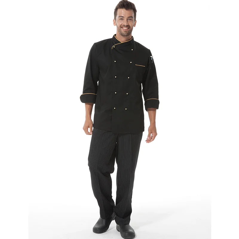 Hot sale restaurant uniform high quality cook hotel trousers black kitchen chef pants
Hot sale restaurant uniform high quality cook hotel trousers black kitchen chef pants