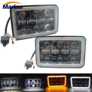 Marlaa 2pcs 4X6 LED Square Headlight With White DRL & Amber Turn Signal Light for GMC Ford Chevrolet Trucks 4 x 6'' Led Headlamp
Marlaa 2pcs 4X6 LED Square Headlight With White DRL & Amber Turn Signal Light for GMC Ford Chevrolet Trucks 4 x 6'' Led Headlamp